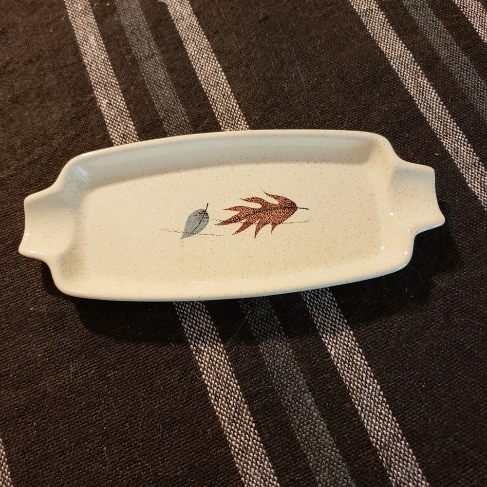 EUC Franciscan Leaf Butter Dish Base